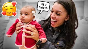 Made on august 23, 2016, damien and biannca made a channel dedicated. Ayla Can Hear For The First Time Shocking Reaction Youtube