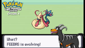 Pokemon Light Platinum How To Evolve Feebas Into Milotic Ep4