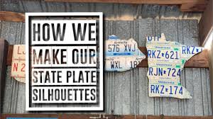 See more ideas about license plate crafts, license plate, plate crafts. How We Make Our Salvaged License Plate State Silhouettes Youtube