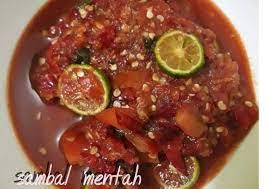 3 sdm minyak goreng 2 sdm cabai giling 1,5 tomat catatan : Resep Sambal Mentah Oleh Sari Milly Cookpad