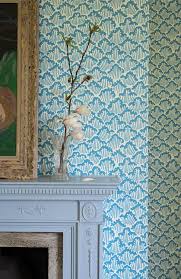 New Japanese Inspired Wallpapers From Farrow And Ball Feature Wall Wallpaper Farrow Ball Wallpaper Bedroom