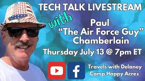 Tech Talk at Happy Acres with Paul “The Air Force Guy” Chamberlain