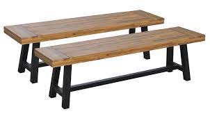 No backyard is complete without a grill, and lowe's is the destination for two top gas grill brands: Backyard Creations Atkins Wood Patio Bench 2 Pack At Menards