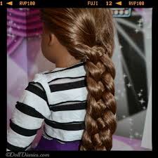 Hairstyles for long hair tutorial. Four Strand Braid Hairstyle On Dolls American Girl Hairstyles American Girl Doll Hairstyles American Girl