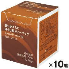 Lohaco ハラダ製茶 香りやすらぐほうじ茶ティーバッグ10バッグ入 1ケース 100バッグ 10バッグ入 10箱