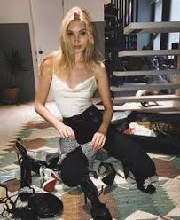 Blond, bubbly, and seemingly born to wear the brand's sultry lingerie. 640 Elsa Hosk Lookbook Ideas Elsa Hosk Fashion Style