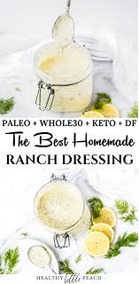 Whole30 Ranch Recipe With Images Ranch Dressing Condiment Recipes Healthy