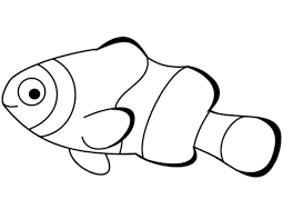 Pez Payaso Para Colorear