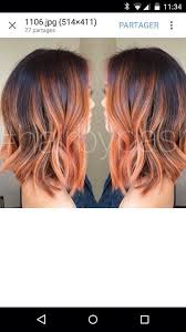 Resultat De Recherche D Images Pour Meches Cuivre Sur Brun Carre Plongeant Cheveux Carre Plongeant Cheveux Boucles Cheveux