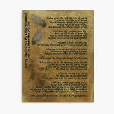 Live Your Life On Old Parchment Chief Tecumseh Poster By Irisangel Redbubble