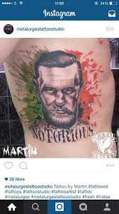 Conor mcgregor tattoos inspired cool top toddler pullover hoodie. Fan Gets Big Tattoo Of Conor Mcgregor S Face Mma