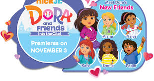 Dora can't stop laughing with all her nick jr. Nickalive Nick Jr Australia New Zealand To Premiere Dora And Friends Into The City On Monday 3rd November 2014