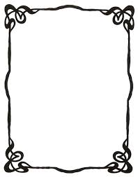 Bathroom Mirror Clipart Black And White Art Nouveau Ink Picture Frame Art Deco Borders Clip Art Borders Art Nouveau