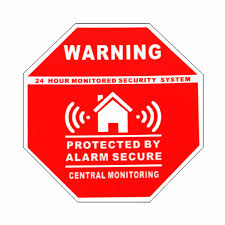 Yellow / amber signs are warning signs, meaning to be careful, take precautions or examine. Safurance 5pcs Home House Alarm Security Stickers Decals Signs For Windows Doors Warning Safety Sticker Signs Stickers Stickerssignes For Home Aliexpress