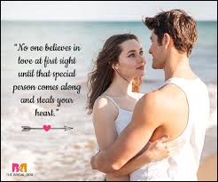 The world seems more beautiful, the weather always perfect at first you fall in love or get attracted to the physical being of a person. 20 Best Love At First Sight Quotes To Share