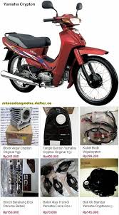 Daftar Harga Onderdil Yamaha Crypton