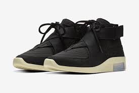 Release Info Nike Air Fear Of God Raid Black Fossil Sneakers Nike Air Black Shoes