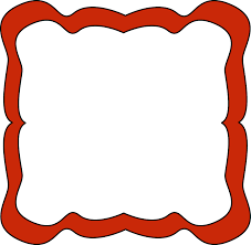 Red Curvy Frame Free Clip Art Frames Frame Clipart Free Clip Art Clip Art