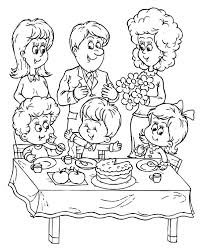 Click on any birthday picture above to start coloring. A Family Celebrate Birthday Boy Party Coloring Pages Best Place To Color