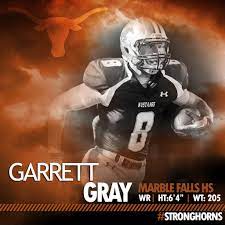 Texas Football 2014 Signing Class Wr Garrett Gray Marble Falls Texas Marble Falls Texas Football National Signing Day Texas Longhorns