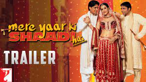 If you want to answer the questions, who starred in the movie mere yaar ki shaadi hai? and what is the full cast list of. Mere Yaar Ki Shaadi Hai Official Trailer Uday Chopra Jimmy Shergill Sanjana Bipasha Basu Youtube