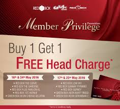 Red box the curve lot 135 1st floor, the curve, no.6 jalan pju 7/3, mutiara damansara, 47800 pj selangor. Redbox Buy 1 Free 1 Member Privilege Promotion