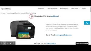 Get hp ink at your doorstep! Hp Officejet Pro 8710 First Time Printer Setup Driver Download New 2020 User Guide Youtube