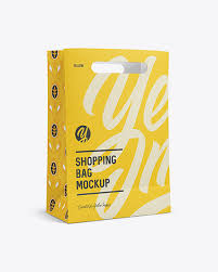 Download Paper Shopping Bag Mockup Halfside View Eye Level Shot Exclusive Mockups Yellowimages Mockups
