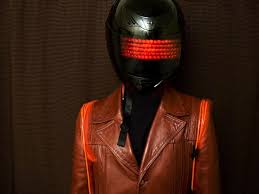 The helmet comes coated with a futuristic chrome paint job. Man Makes His Own Daft Punk Helmet Musicradar