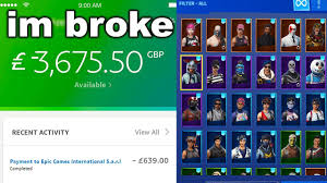 Detailed fortnite stats, leaderboards, fortnite events, creatives, challenges and more! I Bought Every Skin In Fortnite Youtube