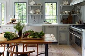 If there is available wall space, placing the table along a wall, as opposed to the middle of the kitchen, is a functional option. Move Over Islands Kitchen Tables Are Making A Comeback