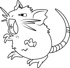 Scroll down for more pokemon coloring. Easy Raticate Pokemon Coloring Book Ideas Coloring Books Coloring Book Art Coloring Pages