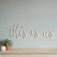 Need some cheap wooden wall letters? This Is Us Wood Letters Craftcuts Com