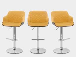Dakota Bar Stool Mustard Velvet Bar Stools Stool Velvet Stool