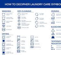 Laundry Care and Washing Symbols - Amerisleep