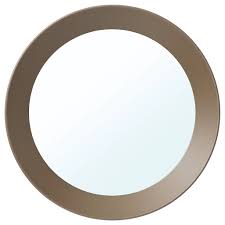 They come in a range of different sizes and styles. Ikea Mirror 25 Cm 50 Cm 60 Cm Round Mirror Beige Black Walnut Veneer Langesund Stockholm Shopee Malaysia