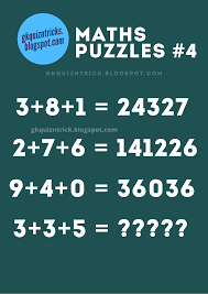 Whether the skill level is as a beginner or something more advanced, they're an ideal way to pass the time when you have nothing else to do like waiting in an airport, sitting in your car or as a means to. Maths Puzzles 4 Number Maths Puzzles 3 8 1 24324 Solution