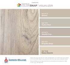 Share your project pics using #swcolorlove. I Found These Colors With Colorsnap Visualizer For Iphone By Sherwin Williams Shiitake Paint Color App Maison Blanche Sherwin Williams Matching Paint Colors