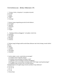 Contoh apakah kamu sudah menutup pintu? Soal Ciri Kebasaan Rizky H Docx