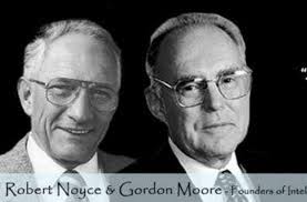 Image result for gordon moore and robert noyce