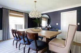 Stressless® wing medium classic base. Blue Dining Room With Wood Klismos Chairs Transitional Bedroom