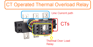 ct operated thermal over load relay current setting