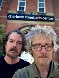 It's “somber selfie time” in front of the Charlotte Street Arts Centre in  sunny Fredericton NB, location of the first sold out show