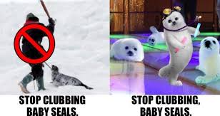 Stop Clubbing Baby Seals Love Meme