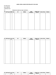 Download format daftar kehadiran guru harian. Format Agenda Harian Pdf