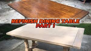 This article is how to refinish a dining room table. Diy How To Refinish A Dining Room Table Part 1 Youtube