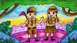 Contoh karangan gotong royong di sekolah gamis murni via gamismurni.blogspot.com. Cara Menggambar Dan Mewarnai Tema Gotong Royong Menjaga Kebersihan Lingkungan Yang Bagus Dan Mudah Youtube