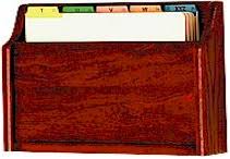 Single Pocket Oak Medical Chart Holders File Racks 866 895