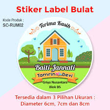Contoh ucapan untuk rumah makan baru / contoh ucapan untuk rumah makan baru / kumpulan pantun. Stiker Label Ngeslupi Omah Sticker Syukuran Menempati Rumah Baru Shopee Indonesia