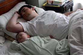 like father like son babyspheres cute baby sleeping baby sleep baby and father